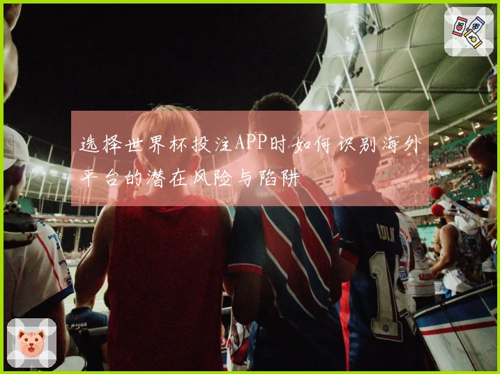 选择世界杯投注APP时如何识别海外平台的潜在风险与陷阱